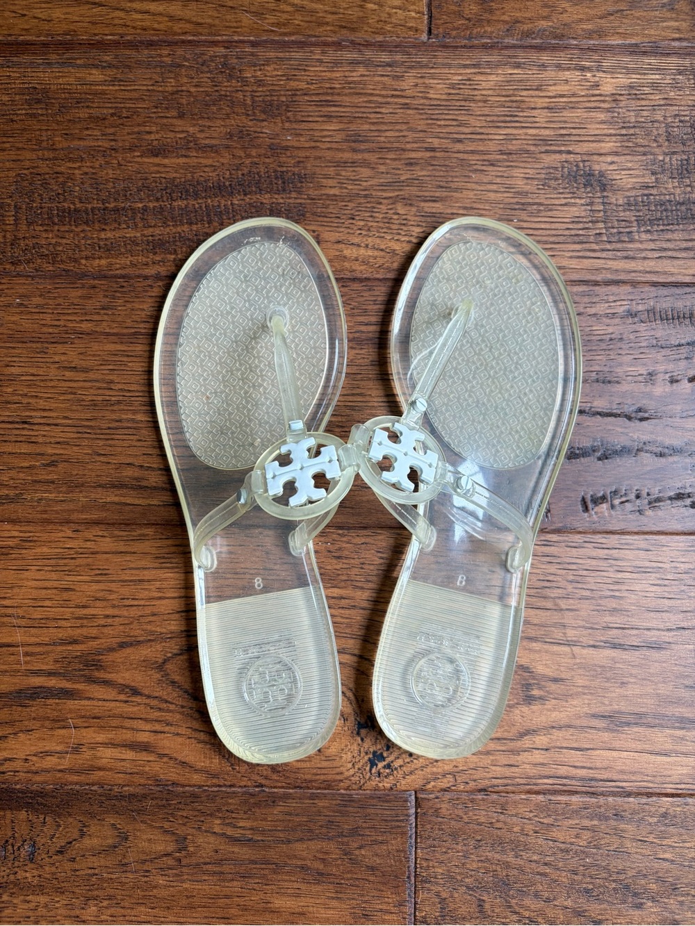 tory burch clear jelly flip flop sandals